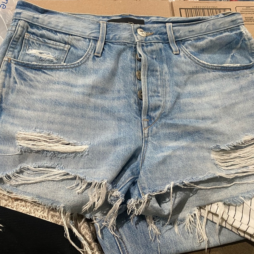 3x1 N.Y.C Light Blue Denim Shorts